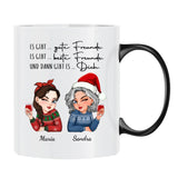 Personalisierbare Tasse mit Magic-Farbänderung mit eigenem Spruch, Illustration und Namen - gefertigt von Love & Faith