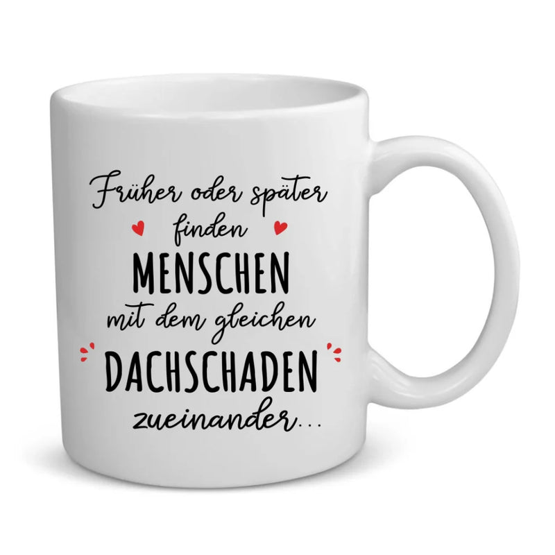 Personalisierbare Tasse mit eigenem Spruch, Illustration und Namen - gefertigt von Love & Faith