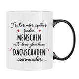 Personalisierbare Tasse mit Magic-Farbänderung mit eigenem Spruch, Illustration und Namen - gefertigt von Love & Faith