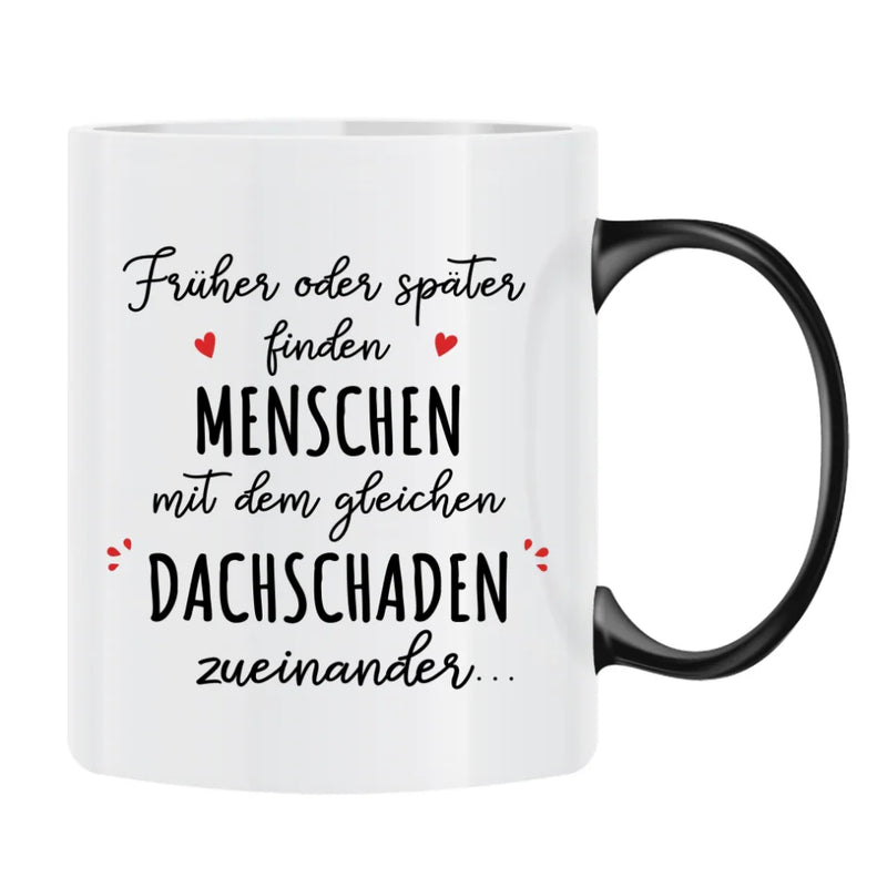 Personalisierbare Tasse mit Magic-Farbänderung mit eigenem Spruch, Illustration und Namen - gefertigt von Love & Faith