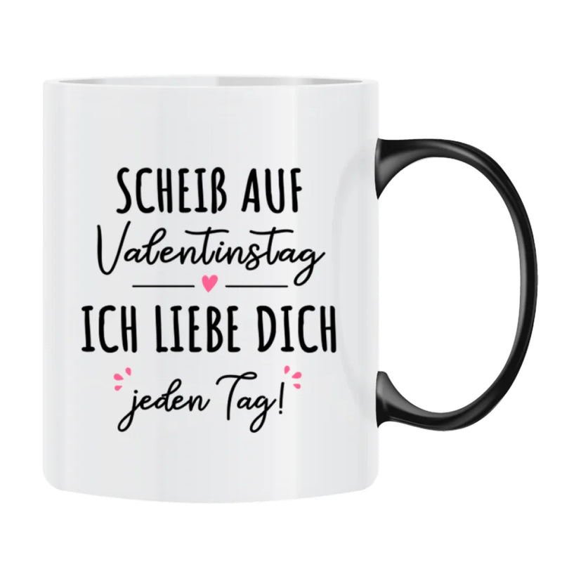 Personalisierbare Tasse mit Magic-Farbänderung mit eigenem Spruch, Illustration und Namen - gefertigt von Love & Faith