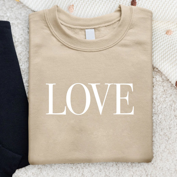 LOVE - Personalisierter Sweater für Paare und Freunde